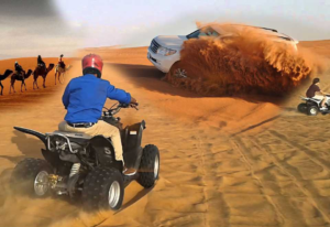 Top Adventure Desert Safari in Dubai double quad outfits